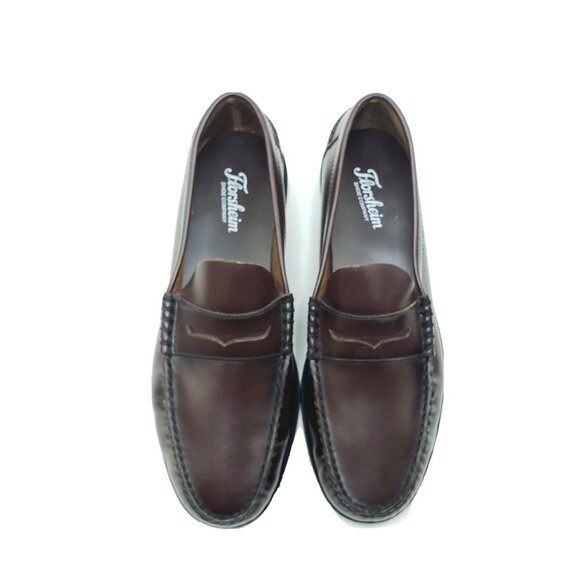 Florsheim Berkeley Mens Penny Loafer Brown Leather Dress Shoe 10 E - Picture 4 of 10